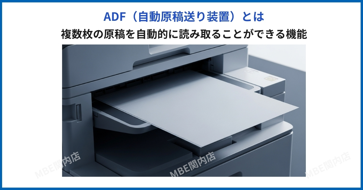 コピー機のADF（自動原稿送り装置）による複数枚原稿の自動読み取り作業｜業務効率向上のポイント